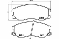 фото thumb №1, Textar гальмівні колодки ham. opel перед antara