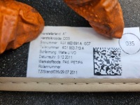 фото thumb №10, Коврики велюровые дворники audi a6 c7 светлый beż