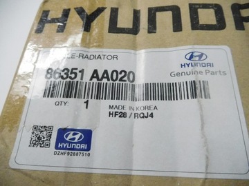 фото thumb №8, Решітка радіатор решітка радіатора решітка бампера перед hyundai elantra оригінальний номер 86351 aa020