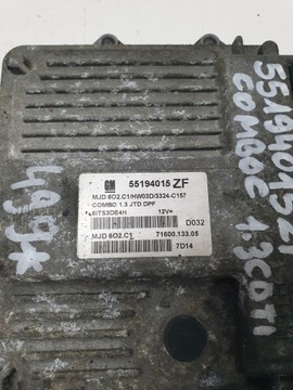 фото thumb №3, Блок керування комп'ютер двигуна opel combo c 1.3 cdti 55194015zf