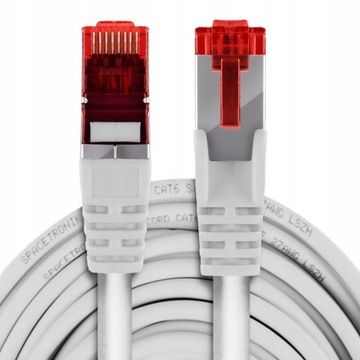 Кабель локальной сети RJ45 CAT 6 S/FTP AWG27 LSZH белый 1 м