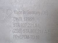 фото thumb №16, 5ta807221 lc5b vw touran бампер передній перед 6 pdc розпилювачі галоген