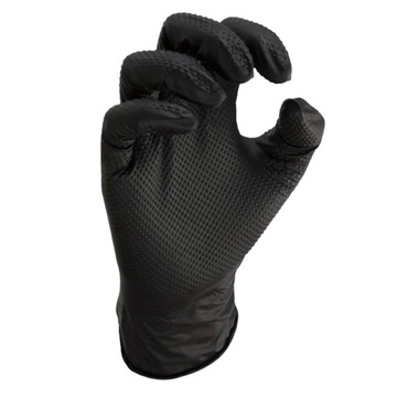 Нитриловые перчатки GOGRIP GO GRIP Черные перчатки для мастерских Черные XXL