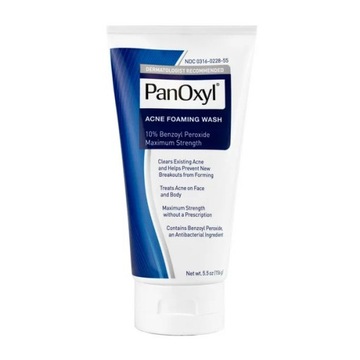 PanOxyl Пенка для умывания от прыщей Бензоилпероксид 10%