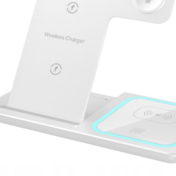 Подставка для беспроводного зарядного устройства 3in1 Qi Fast Charger