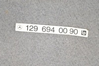 Обивка багажника pod лампы ремень mercedes r129 sl niebieska 1296940090 с Разборки, фото thumb