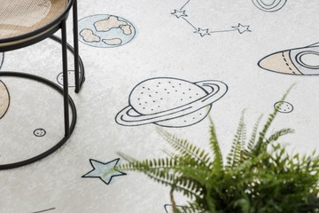 DZIECIĘCY DYWAN DO PRANIA GUMA 120x170 cm KOSMOS #I025
