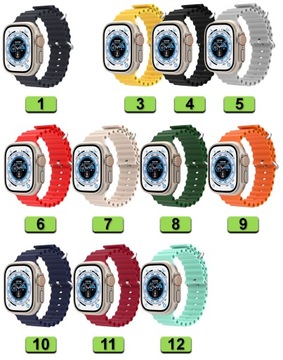 Apple Watch 2 3 4 5 6 7 8 9 10 SE 38 мм 40 мм 41 мм 42 мм 13 цветов