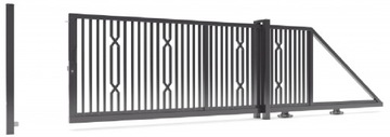 Два -личные входные затворы Скалы BR.25.2.2 RAL 120x300 см
