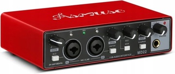 ЗВУКОВАЯ КАРТА 196 кГц для эффекта гитарного микшера AudioBox USB (86)