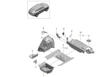 фото thumb №1, Плита підлогова задня porsche macan 2.0 r4 95b802087aygrv