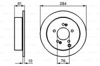 фото thumb №3, Гальмівні диски гальмівні колодки задня bosch kia sportage ii