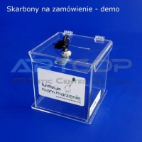 Копилка для оценочных обследований Урна из оргстекла: 35х35х35см