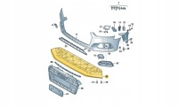 фото thumb №1, 8w6807611 защита pod бампер перед audi a5 aso