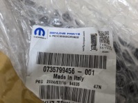 Решітка радіатора решітка  накладка радіатора jeep compass 2021- 735799456 нова оригінал Оригінал, фото thumb