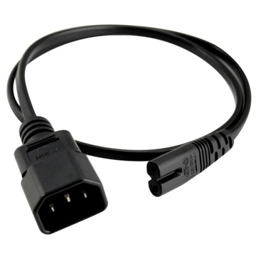 Удлинитель источника питания 60 см 10 А IEC 320 C14 до C7