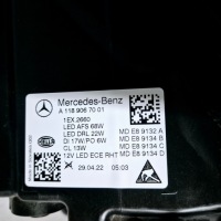 Mercedes cla w118 multibeam фара правий full led європа Київ, фото thumb