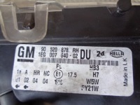 фото thumb №6, Лампа правая фара opel astra ii g