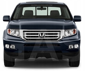 Honda Ridgeline — Хромированные полоски решетки радиатора, хромированный тюнинг бампера