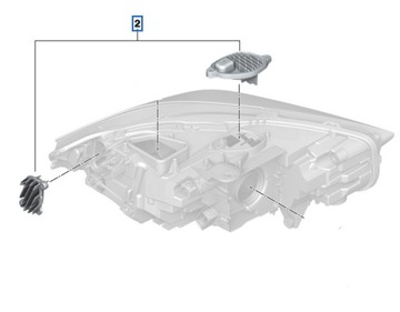 фото thumb №1, Kpl модулей led лампы перед bmw 1 f40 / 2 f44 оригинальный номер