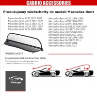 Windschott вітрозахисний екран mercedes sl r230 2001-2011 Недорого, фото thumb