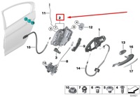 фото thumb №1, Mini clubman f54 rear left door lock 7281943 51227281943
