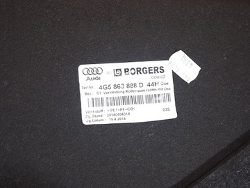 фото thumb №8, Audi a6 4g рестайлинг 32km sedan боковина обивка багажника правая 4g5863888d