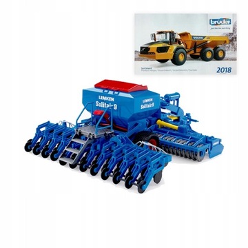 Zabawka TRAKTOR Dla Dzieci AGREGAT UPRAWOWO SIEWNY
