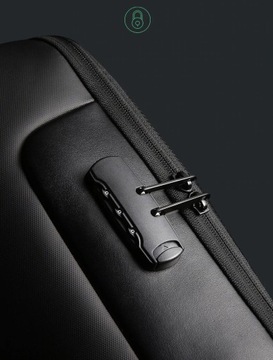 Antykradzieżowy plecak Bange BG-7225 na laptopa 15,6 z USB szary