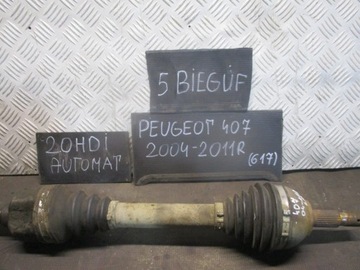 фото thumb №1, Полуось левый перед peugeot 407 2.0 hdi 04-11r автомат