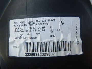 фото thumb №7, Фара правый лампа bmw x5 e53 ксенон 99-03