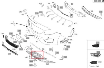 фото thumb №2, Mercedes b-klasa w246 плита захист pod бампер оригінальний номер