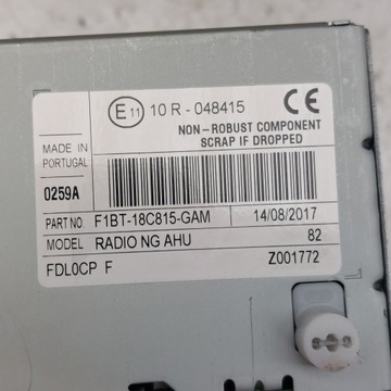 фото thumb №7, Ford focus mk3 st радио автомобильные заводские cd f1bt-18c815-gam