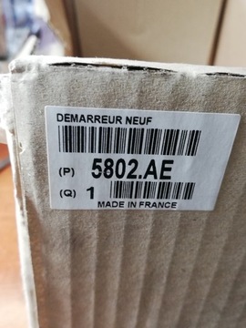 фото thumb №5, Стартер 12v 2,20kw partner expert c4 5802ae oe!