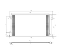 фото thumb №1, Радиатор кондиционера honda civic usa 16- nowa