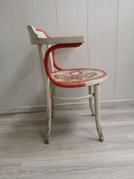 винтажный ретро изогнутый деревянный стул Thonet