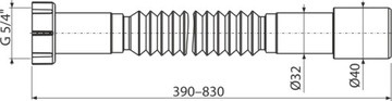 ТРУБА ГИБКАЯ ALCA PLAST 5/4