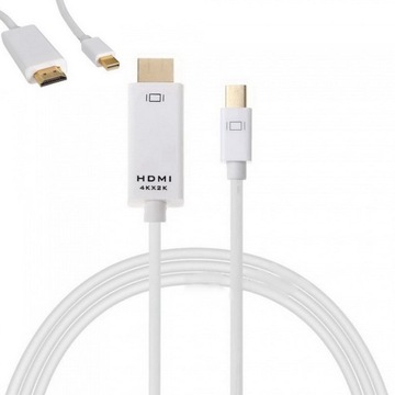 Кабель Mini DisplayPort Thunderbolt — HDMI 4K, 1,8 м
