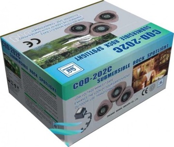 CQD-202C Lampa halogenowa do oczka +soczewki 3x20W
