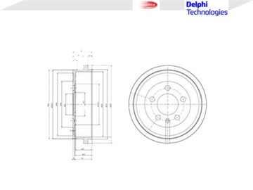 фото thumb №2, Барабаны тормозные seat ibiza v 2.0 6j5. 6p1