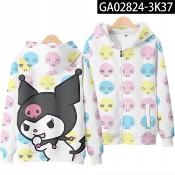 куроми толстовка hello kitty каваи Харадзюку аниме