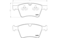 фото thumb №1, Brembo тормозные колодки тормозные mercedes x164 gl-klasa 06-