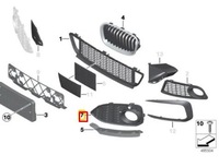 фото thumb №10, Bmw 2 f23 m передняя часть бампер правый сторона lower решётка 51118061874 oem