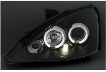 фото thumb №2, Фары ford focus i 01-04 кольца led чёрный