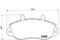 фото thumb №2, Brembo гальмівні колодки гальмівні renault master 98-