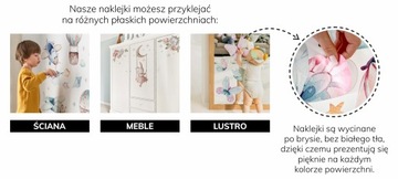 Джунгли наклейки на стену животные слон пальмы