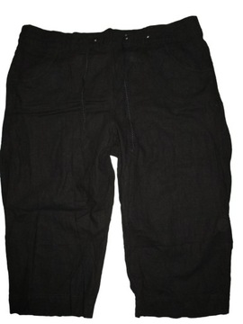 ШОРТЫ FISHER ЖЕНСКИЕ, ЧЕРНЫЙ ЛЬН, 52 / 6XL