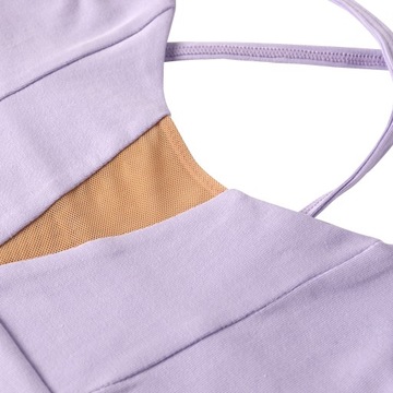 BODY BALETOWE STRÓJ DO TAŃCA BALETU FIOLETOWE 110