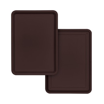 Taca Kuchenna Uniwersalna Tacka Plastikowa 25x18cm Brązowa