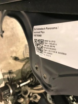 фото thumb №12, Панорама крыша панорамный bmw g12 люк